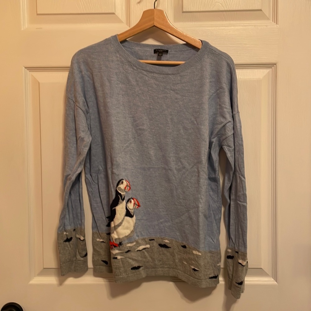 Talbots Puffin Sweater